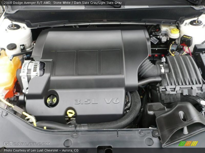 Stone White / Dark Slate Gray/Light Slate Gray 2008 Dodge Avenger R/T AWD
