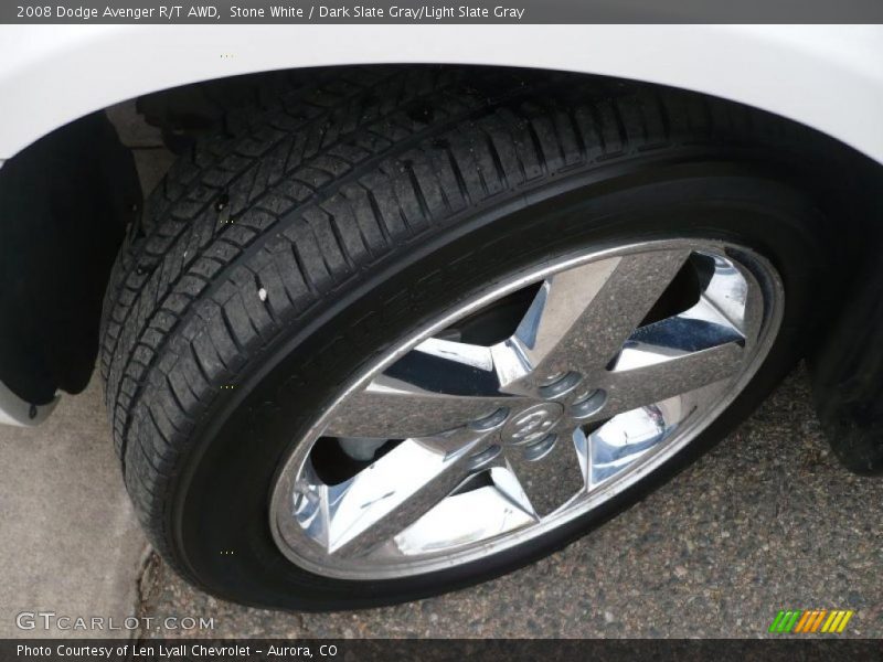 Stone White / Dark Slate Gray/Light Slate Gray 2008 Dodge Avenger R/T AWD