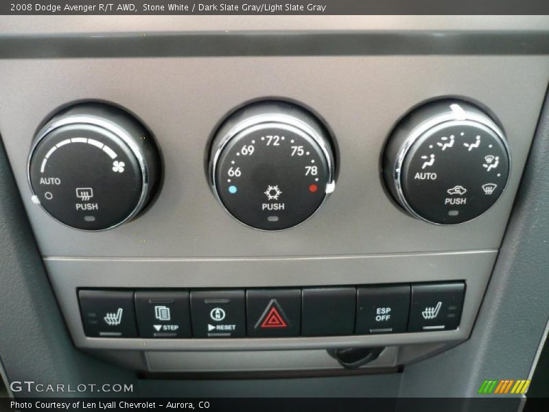 Stone White / Dark Slate Gray/Light Slate Gray 2008 Dodge Avenger R/T AWD