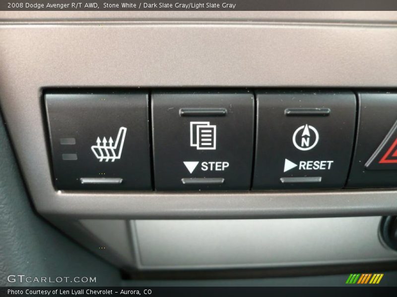 Stone White / Dark Slate Gray/Light Slate Gray 2008 Dodge Avenger R/T AWD
