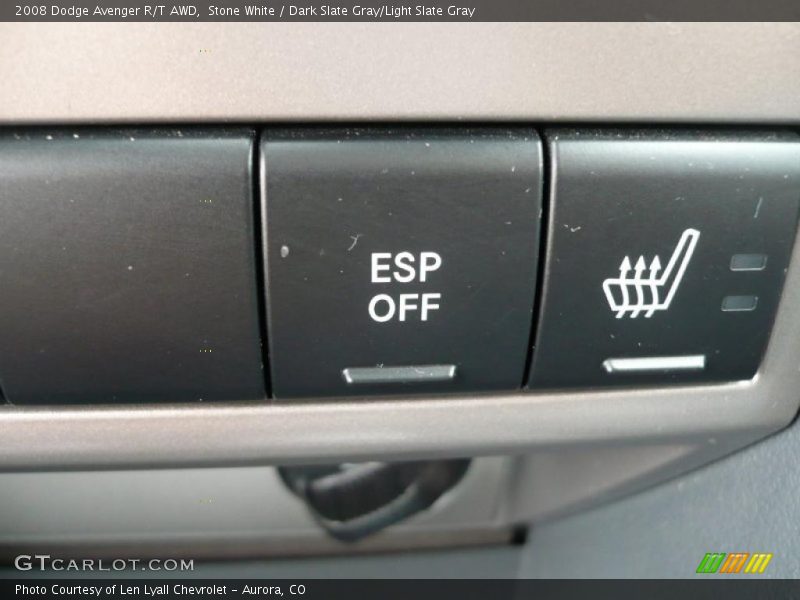 Stone White / Dark Slate Gray/Light Slate Gray 2008 Dodge Avenger R/T AWD