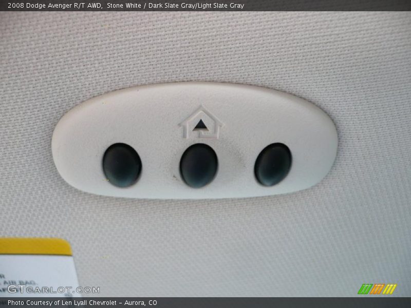 Stone White / Dark Slate Gray/Light Slate Gray 2008 Dodge Avenger R/T AWD