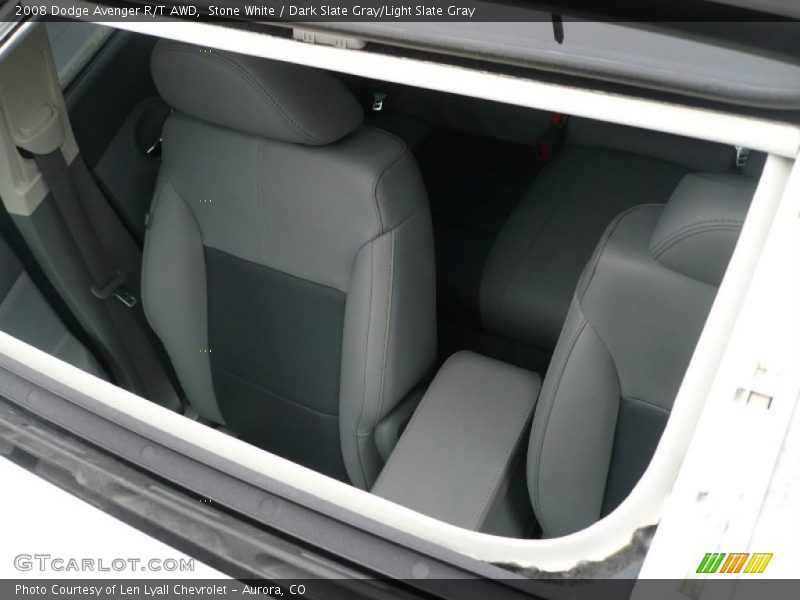 Stone White / Dark Slate Gray/Light Slate Gray 2008 Dodge Avenger R/T AWD