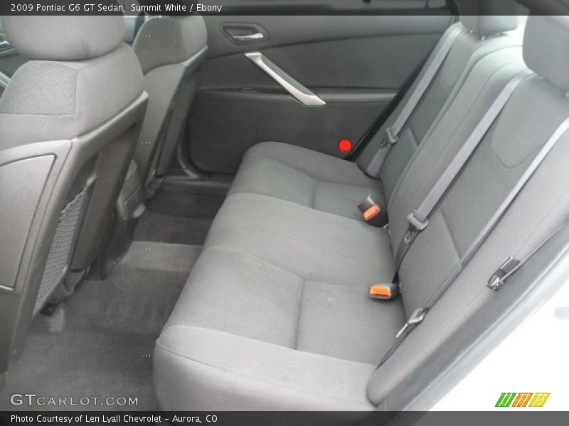 Summit White / Ebony 2009 Pontiac G6 GT Sedan