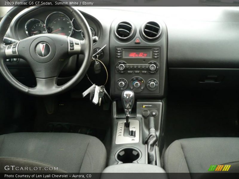 Summit White / Ebony 2009 Pontiac G6 GT Sedan