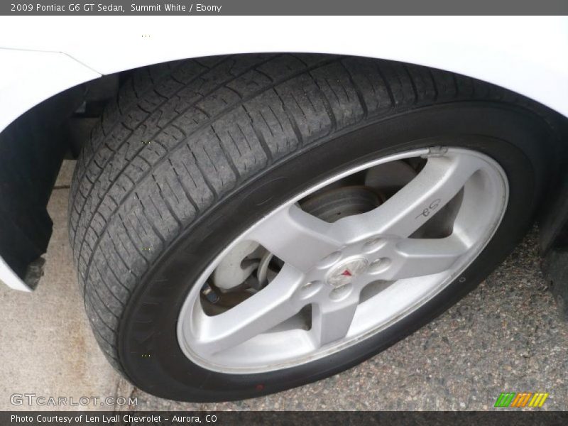 Summit White / Ebony 2009 Pontiac G6 GT Sedan