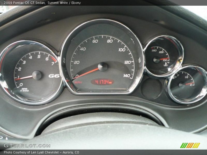 Summit White / Ebony 2009 Pontiac G6 GT Sedan