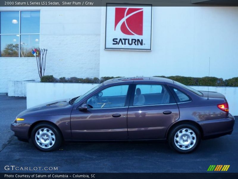 Silver Plum / Gray 2000 Saturn L Series LS1 Sedan