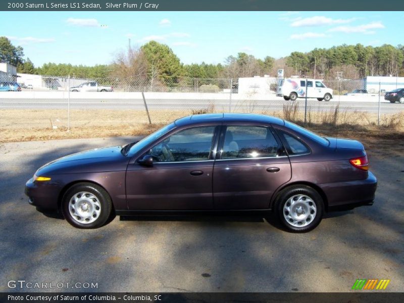 Silver Plum / Gray 2000 Saturn L Series LS1 Sedan
