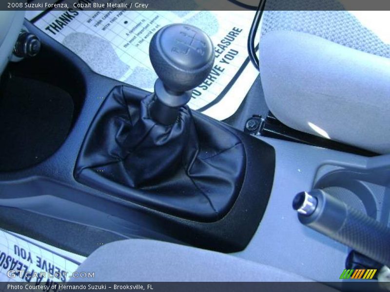 Cobalt Blue Metallic / Grey 2008 Suzuki Forenza