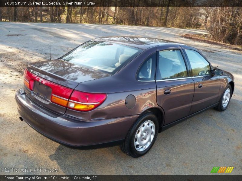Silver Plum / Gray 2000 Saturn L Series LS1 Sedan