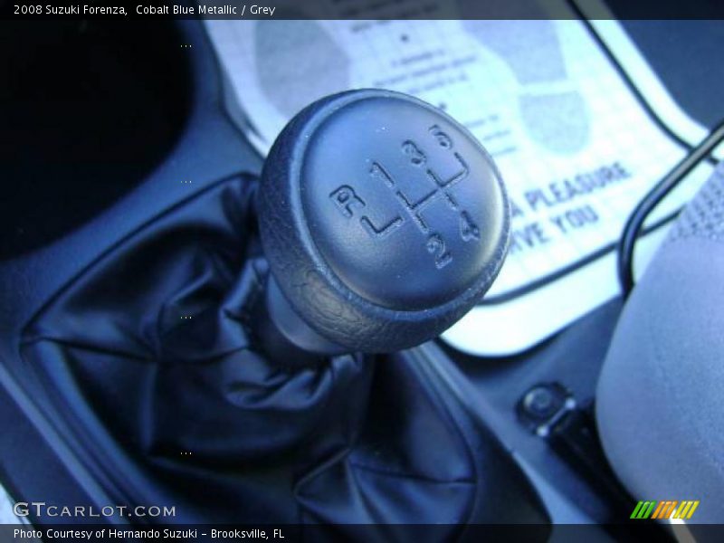 Cobalt Blue Metallic / Grey 2008 Suzuki Forenza