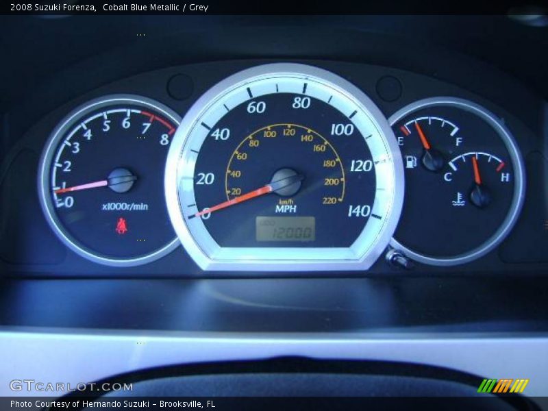 Cobalt Blue Metallic / Grey 2008 Suzuki Forenza