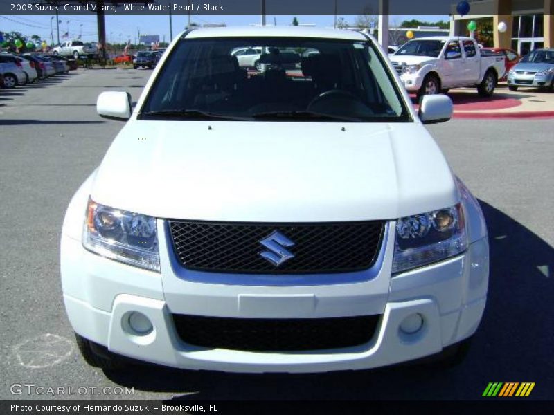 White Water Pearl / Black 2008 Suzuki Grand Vitara