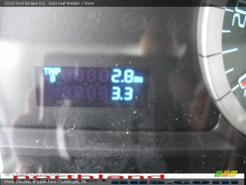Gold Leaf Metallic / Stone 2010 Ford Escape XLS
