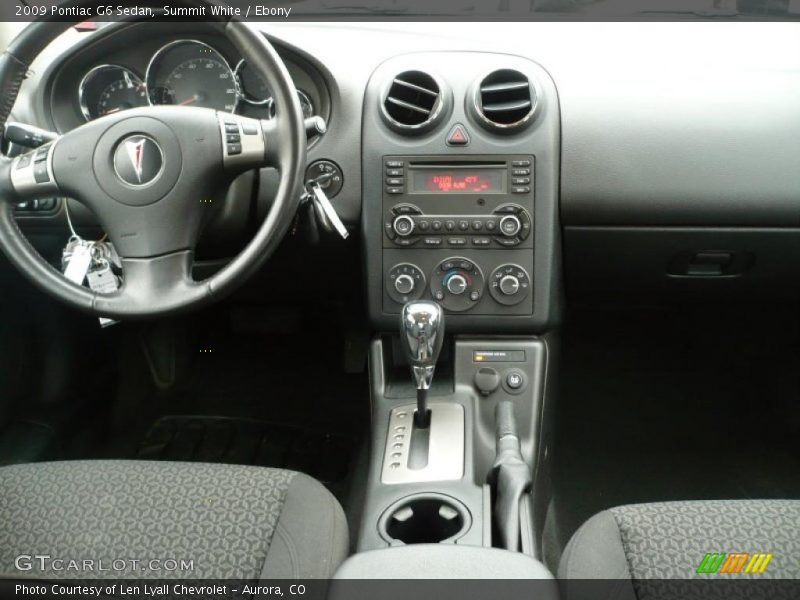 Summit White / Ebony 2009 Pontiac G6 Sedan