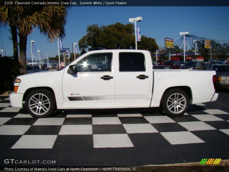 Summit White / Sport Pewter 2005 Chevrolet Colorado Xtreme Crew Cab