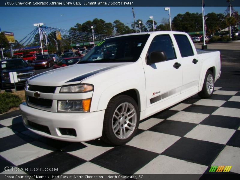 Summit White / Sport Pewter 2005 Chevrolet Colorado Xtreme Crew Cab