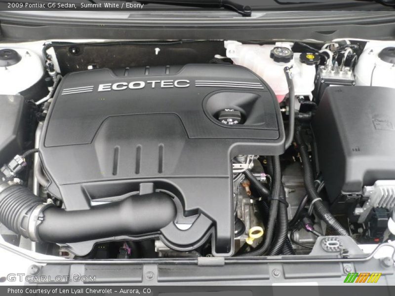 Summit White / Ebony 2009 Pontiac G6 Sedan