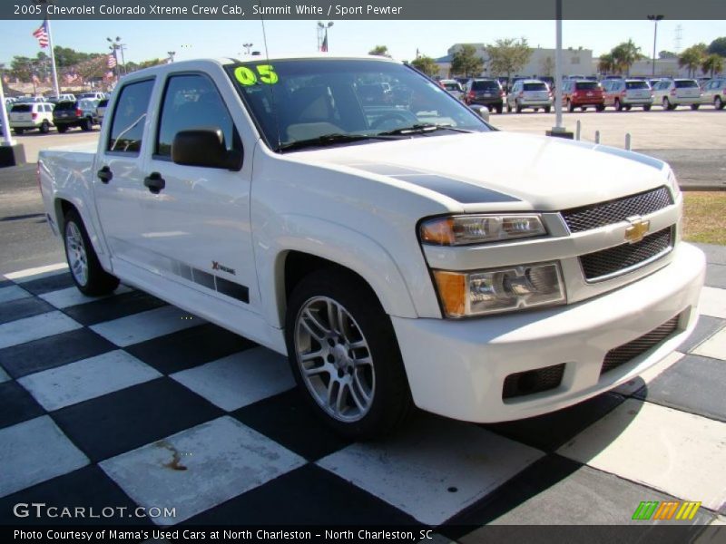 Summit White / Sport Pewter 2005 Chevrolet Colorado Xtreme Crew Cab