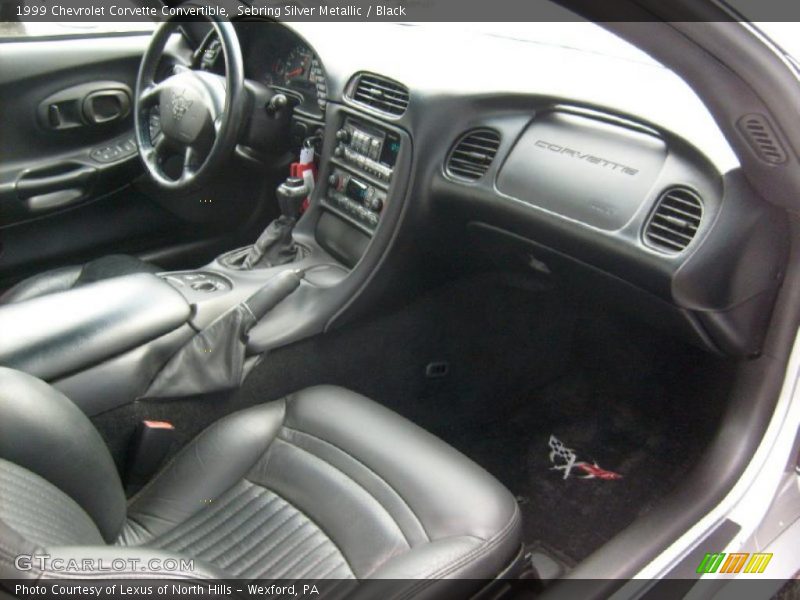 Sebring Silver Metallic / Black 1999 Chevrolet Corvette Convertible