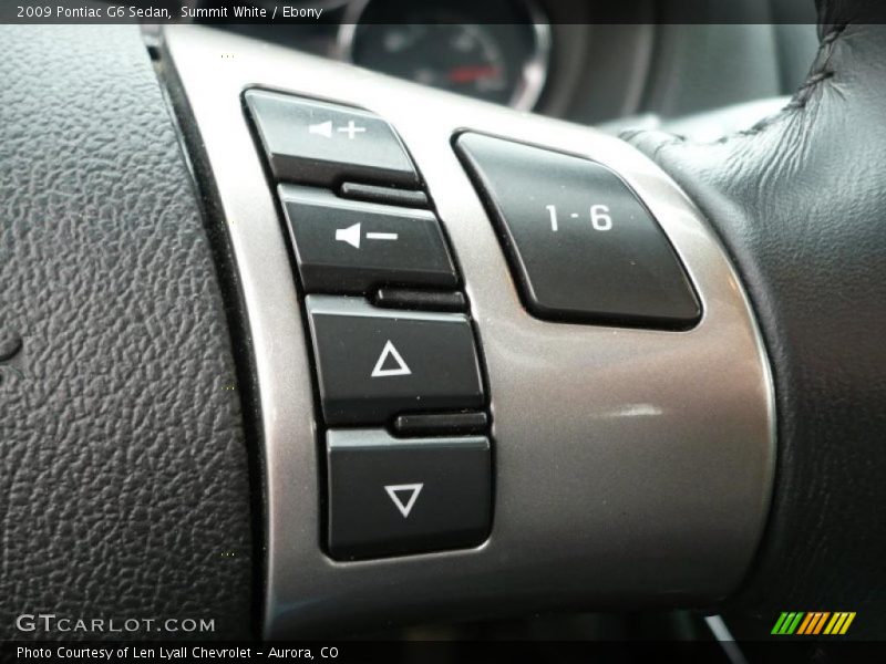 Summit White / Ebony 2009 Pontiac G6 Sedan