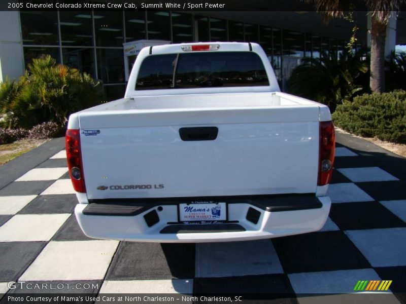 Summit White / Sport Pewter 2005 Chevrolet Colorado Xtreme Crew Cab