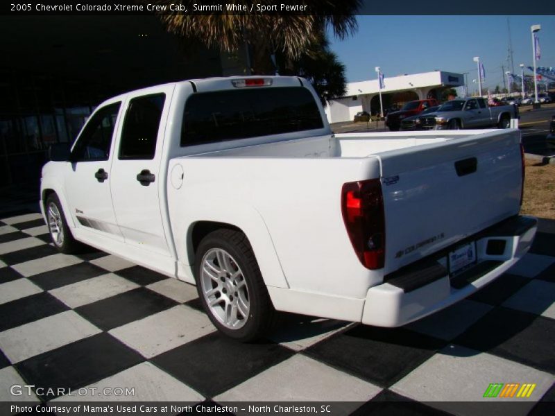 Summit White / Sport Pewter 2005 Chevrolet Colorado Xtreme Crew Cab