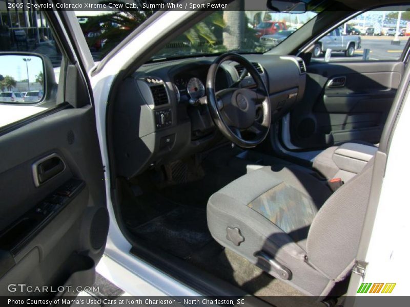 Summit White / Sport Pewter 2005 Chevrolet Colorado Xtreme Crew Cab