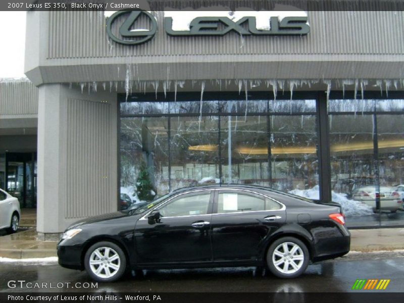 Black Onyx / Cashmere 2007 Lexus ES 350
