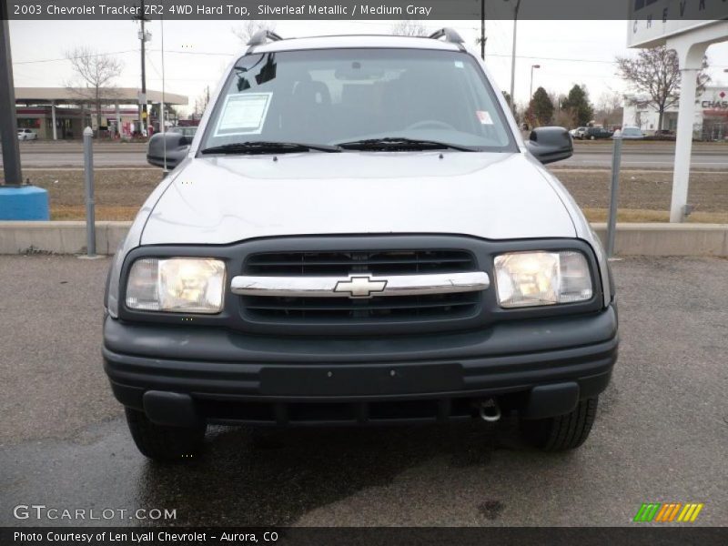 Silverleaf Metallic / Medium Gray 2003 Chevrolet Tracker ZR2 4WD Hard Top