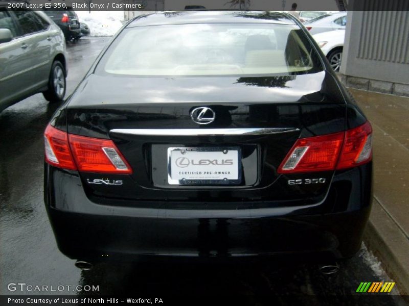 Black Onyx / Cashmere 2007 Lexus ES 350
