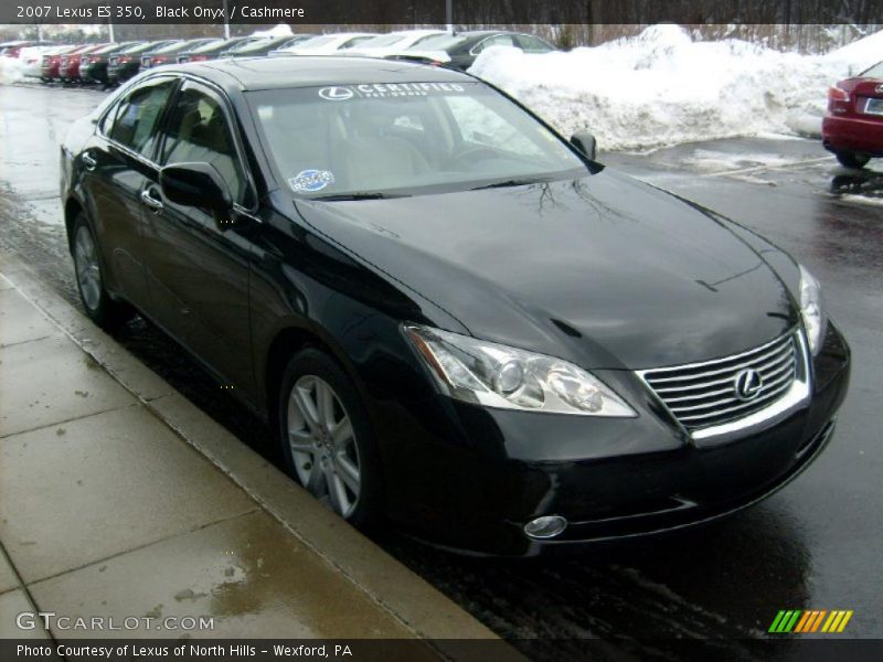 Black Onyx / Cashmere 2007 Lexus ES 350
