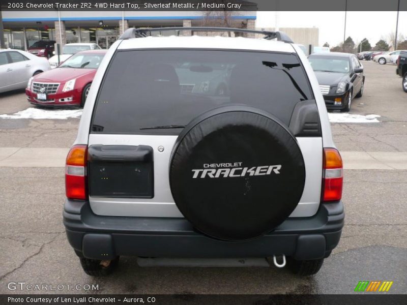 Silverleaf Metallic / Medium Gray 2003 Chevrolet Tracker ZR2 4WD Hard Top