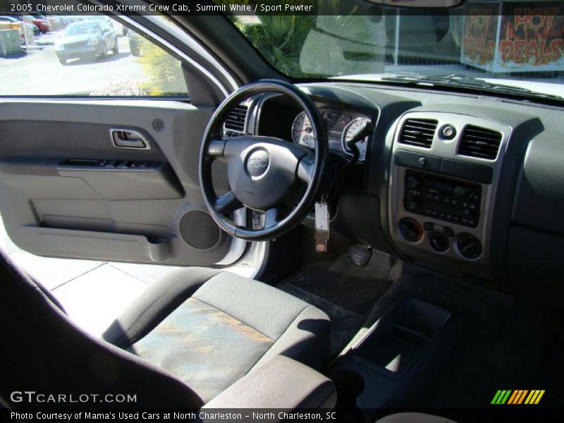 Summit White / Sport Pewter 2005 Chevrolet Colorado Xtreme Crew Cab