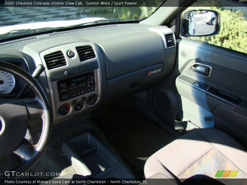 Summit White / Sport Pewter 2005 Chevrolet Colorado Xtreme Crew Cab