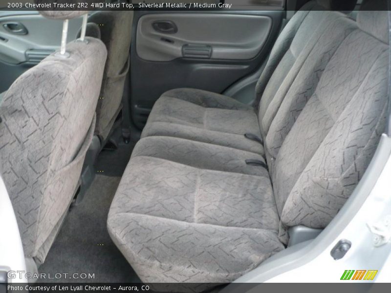 Silverleaf Metallic / Medium Gray 2003 Chevrolet Tracker ZR2 4WD Hard Top