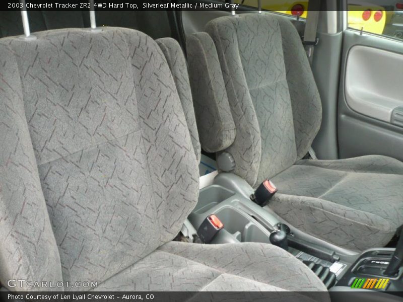 Silverleaf Metallic / Medium Gray 2003 Chevrolet Tracker ZR2 4WD Hard Top
