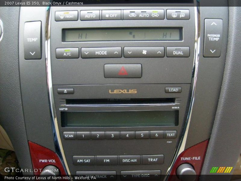 Black Onyx / Cashmere 2007 Lexus ES 350