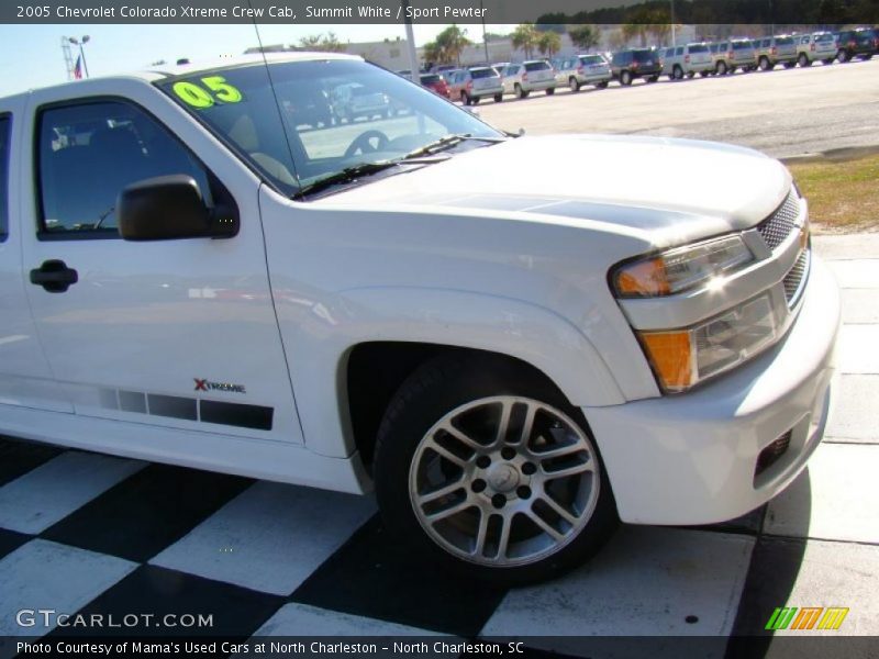 Summit White / Sport Pewter 2005 Chevrolet Colorado Xtreme Crew Cab