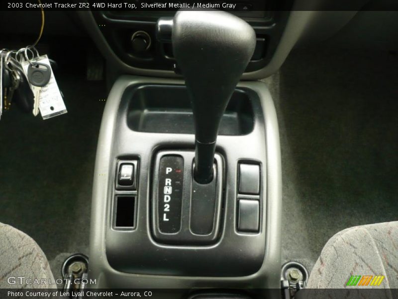 Silverleaf Metallic / Medium Gray 2003 Chevrolet Tracker ZR2 4WD Hard Top