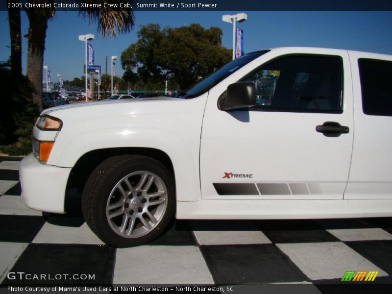 Summit White / Sport Pewter 2005 Chevrolet Colorado Xtreme Crew Cab