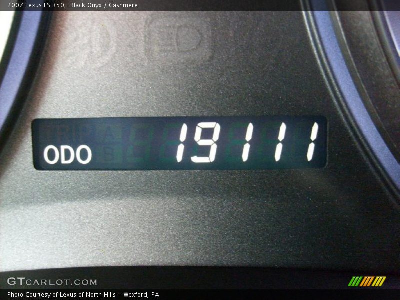 Black Onyx / Cashmere 2007 Lexus ES 350