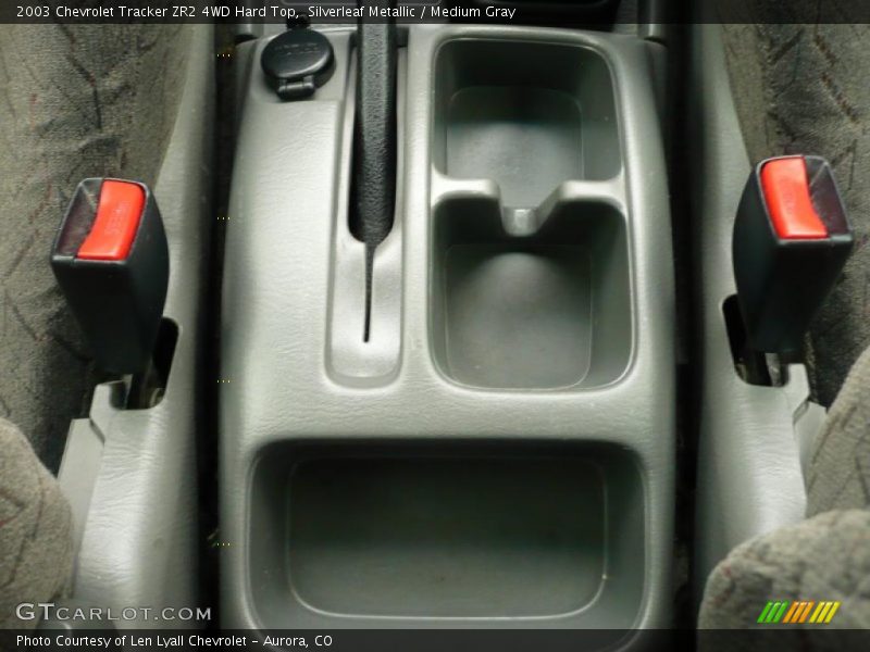 Silverleaf Metallic / Medium Gray 2003 Chevrolet Tracker ZR2 4WD Hard Top