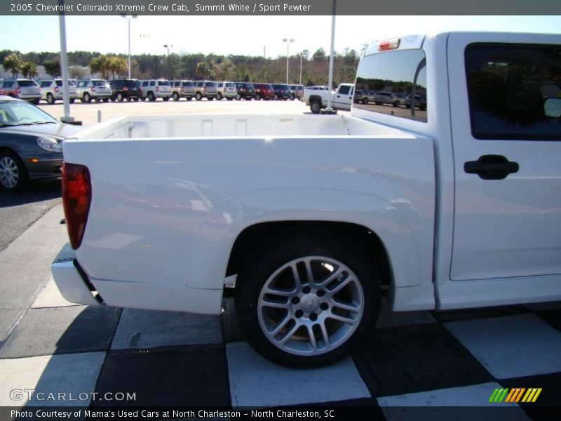 Summit White / Sport Pewter 2005 Chevrolet Colorado Xtreme Crew Cab