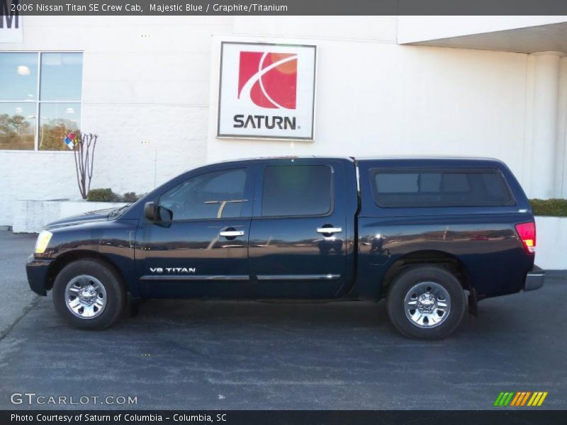 Majestic Blue / Graphite/Titanium 2006 Nissan Titan SE Crew Cab