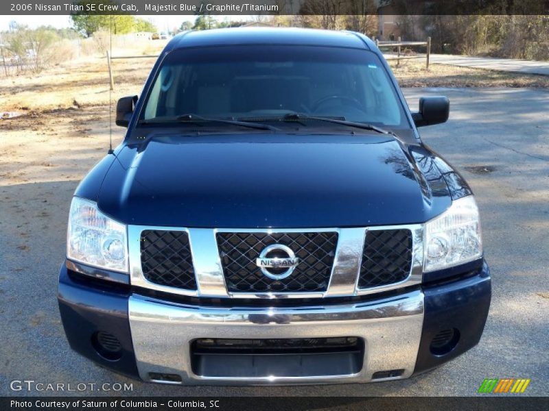 Majestic Blue / Graphite/Titanium 2006 Nissan Titan SE Crew Cab
