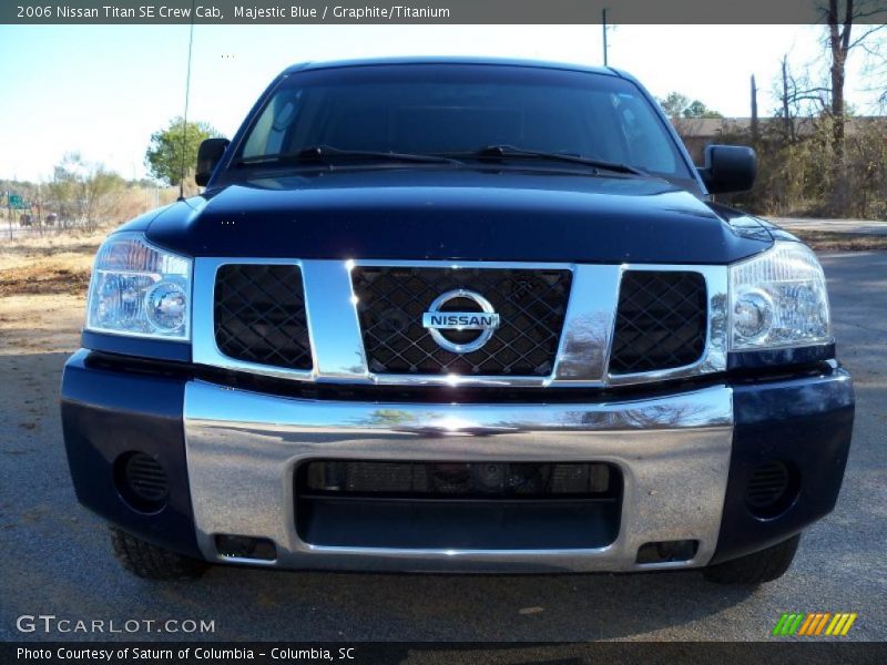 Majestic Blue / Graphite/Titanium 2006 Nissan Titan SE Crew Cab