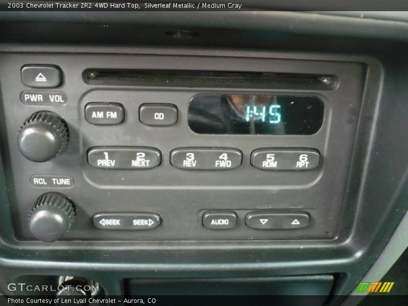 Silverleaf Metallic / Medium Gray 2003 Chevrolet Tracker ZR2 4WD Hard Top