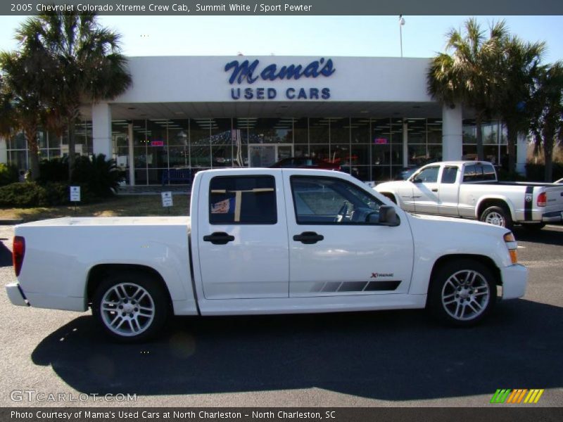 Summit White / Sport Pewter 2005 Chevrolet Colorado Xtreme Crew Cab